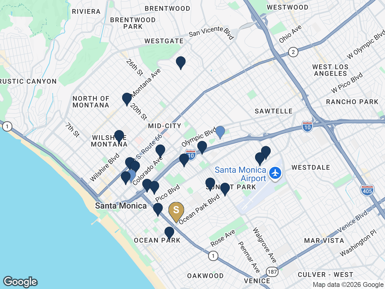 LAAA closings near 829 Ocean Park